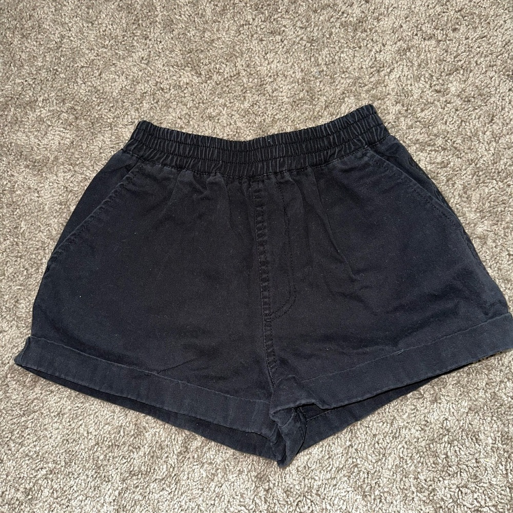Women's Black Casual Shorts